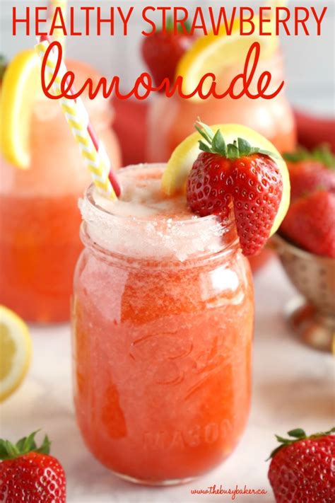 This Healthy Strawberry Lemonade Is The Perfect Naturally Sweetened