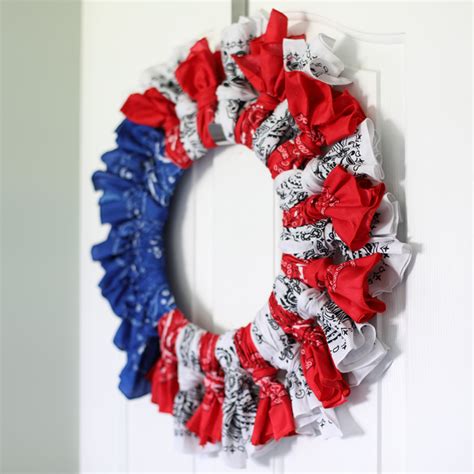 Easy Bandana Wreath Tutorial With Video The Craft Patch