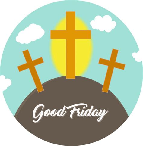Christian Clipart Clipart Good Friday Three Crosses On Hill Clipart 4