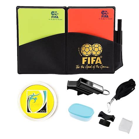 Soccer Referee Whistles With Coin Pen Red Card And Yellow Card Tool