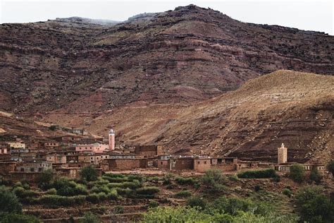 Berber Village A Berber Village In The High Atlas Mountain Flickr