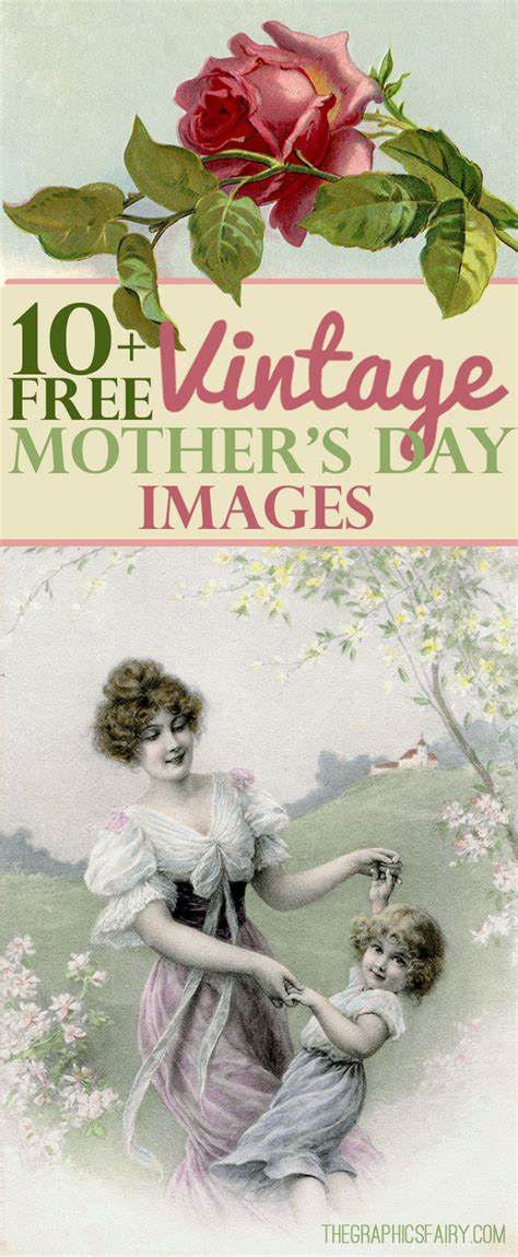 10 Free Vintage Mothers Day Images The Graphics Fairy