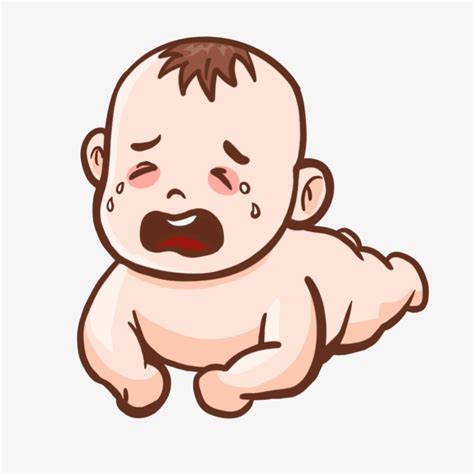 Baby Cry White Transparent Crying Baby Baby Illustration Crying Clipart Crying Baby Cartoon