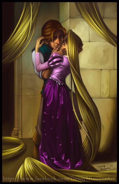 rapunzel and eugene kiss