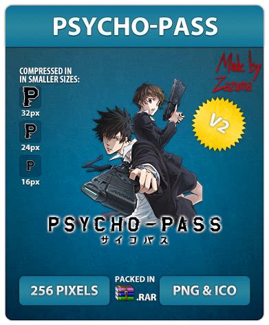 Psycho Pass Ver 2 Anime Icon By Zazuma On DeviantArt