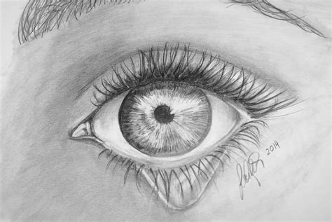 Realistische augen zeichnen fur anfanger. Tränendes Auge - Augen, Tränen, Pupille, Frau von Michaela ...