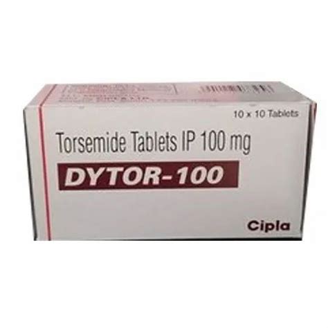 Mg DYTOR Torsemide Tablets IP Treatment To Reduce High Blood Pressure At Rs Box In