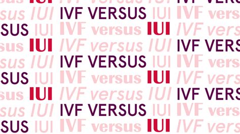 Ivf Vs Iui In Vitro Fertilization And Intrauterine Insemination