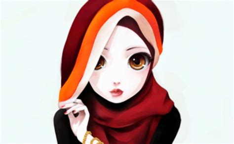 Wallpaper Kartun Muslimah Comel Gambar Kartun Muslimah Comel Cantik