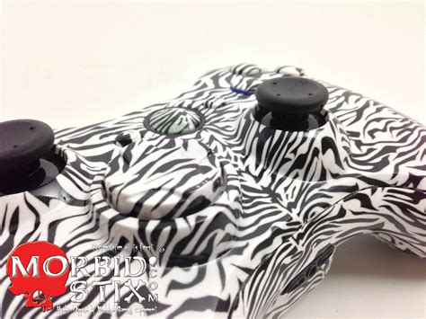 Small Jagged Zebra Xbox 360 Controller 18 Morbidstix Gallery Since 2007