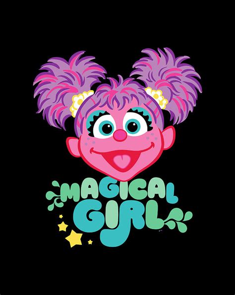 Sesame Street Abby Cadabby Magical Girl T Items Digital Art By Sue Mei Koh