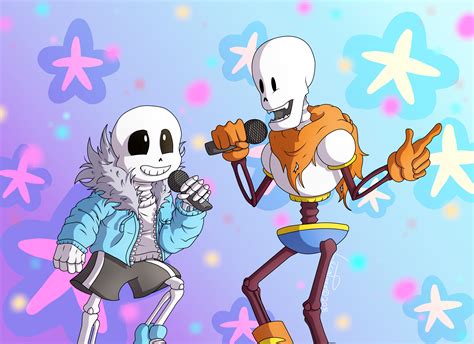 Sans And Papyrus Together On Sans And Papyrus Deviantart