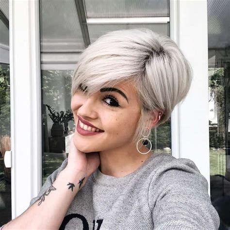 20 Short White Hair Color Ideas And Styles For 2023 Hairstylecamp