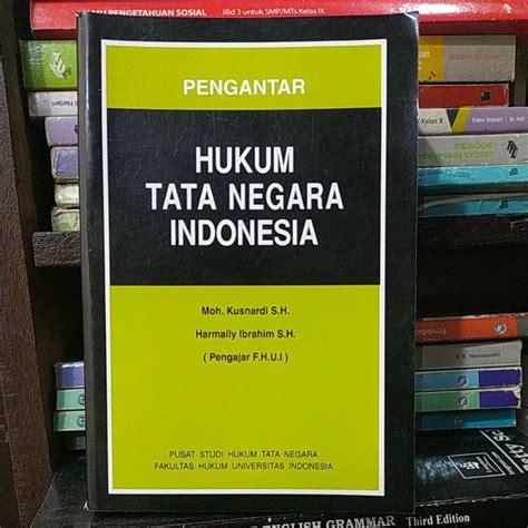 Jual Pengantar Hukum Tata Negara Indonesia Moh Kusnardi Sh Dan