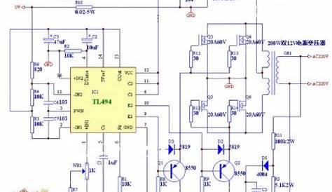 200W voltage inverter circuit diagram - Power_Supply_Circuit - Circuit