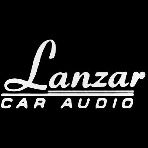 Car Audio Logos Lanzar Car Audio Decal