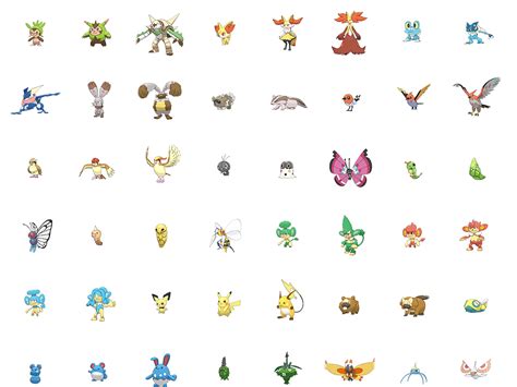 Pokémon X Y Kalos Pokédex Pokémon Database