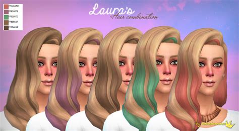 My Sims 4 Blog New Sim Hair Colors And Shirts By Inabadromance