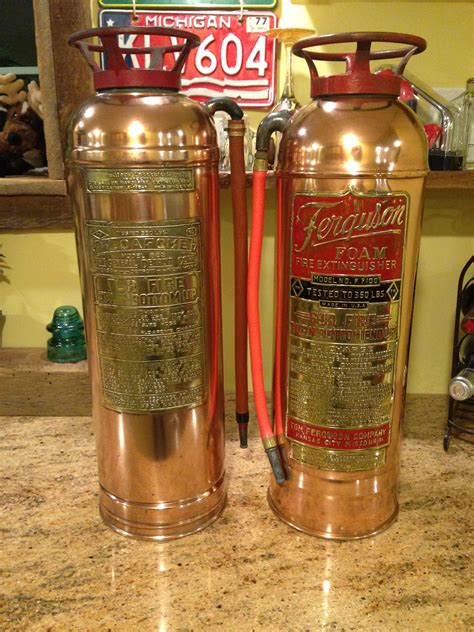 Antique Fire Extinguishers Very Poor Shape When We Pulled Them Out Of
