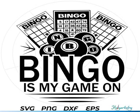 Bingo Svg Bingo Cutting File For Cricut Bingo Vector Bingo Monogram