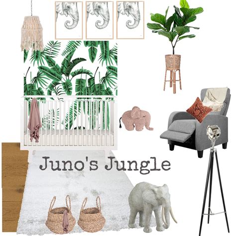 Junos Jungle Nursery Interior Design Mood Board By Singarose Style