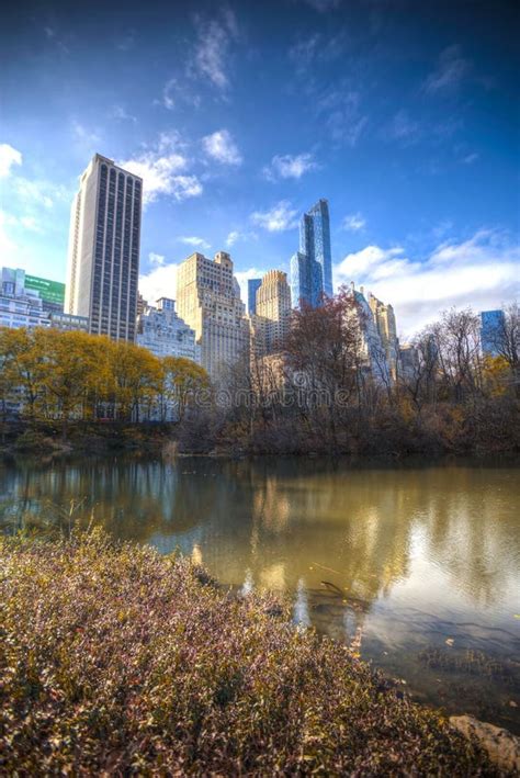 Panorama De New York City Manhattan Central Park Imagem De Stock