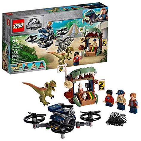 Lego Jurassic World Dilophosaurus On The Loose 75934 Building Kit 168 Pieces Pricepulse
