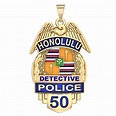 Personalized Honolulu Hawaii Police Badge with Your Rank and Number ...