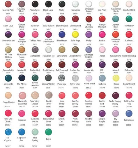 Gelish Nail Polish Color Chartibd Gel Nail Polish Choose Any 12 Colors
