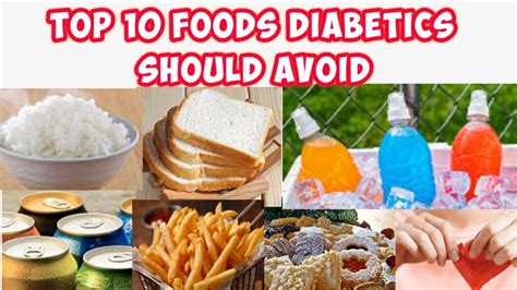 This includes sugars found in desserts. TOP 10 WORST FOODS DIABETICS SHOULD AVOID - YouTube