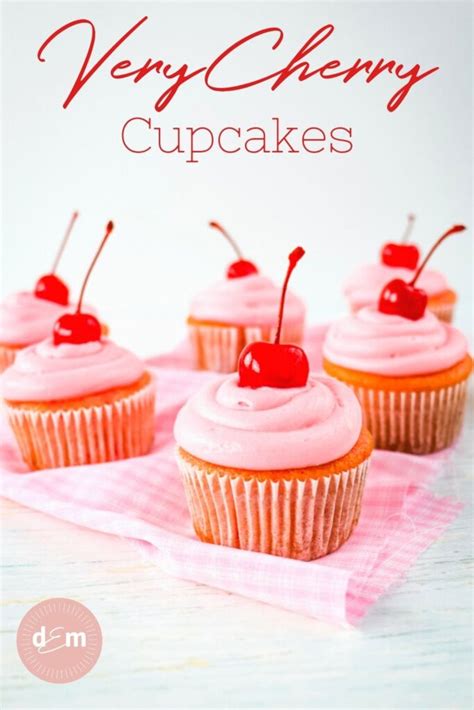 Very Cherry Cupcakes The Perfect Pink Cupcakes Recipe