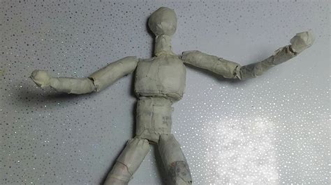 How To Make A Paper Action Figure Diy Part 1 Youtube