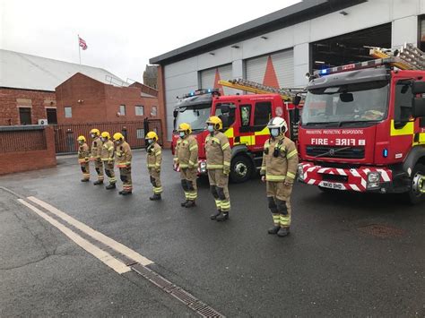 Tyne And Wear Fire Crews Honour Fallen Colleagues On Firefighters