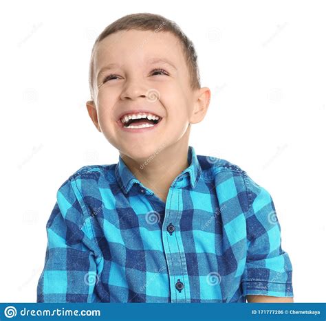 Portrait Of Cute Little Boy On Background Stock Photo Image Of Cute