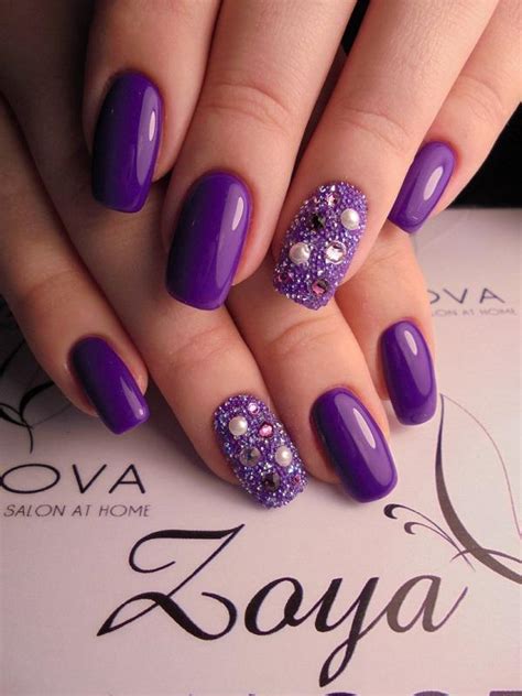 45 Purple Nail Art Designs Art And Design