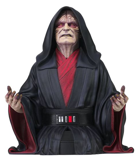 Emperor Palpatine Star Wars Rise Of Skywalker 16th Scale Bust By G