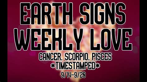 Earth Signs Weekly Love Taurus Virgo Capricorn September 2020