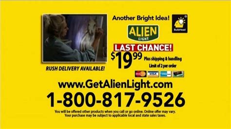 Alien Light Tv Spot Read At Night Ispottv
