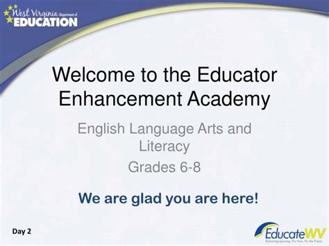 Ppt Welcome To The Educator Enhancement Academy Powerpoint