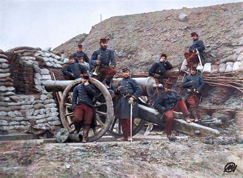 French Soldiers During The Franco Prussian War 1870 Colorizedhistory