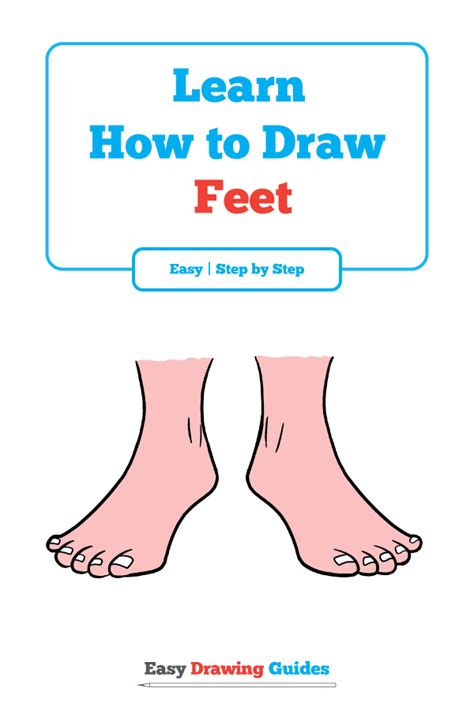 How To Draw Feet Really Easy Drawing Tutorial Drawing Tutorial Easy