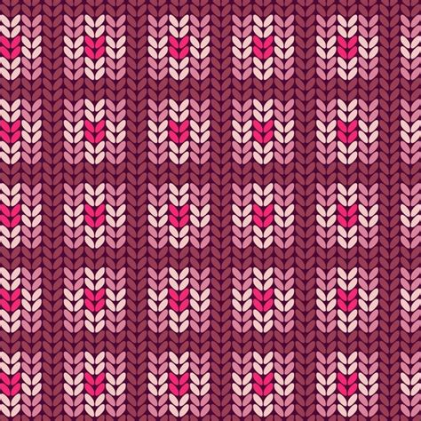 Premium Vector Illustration Seamless Knitted Pattern
