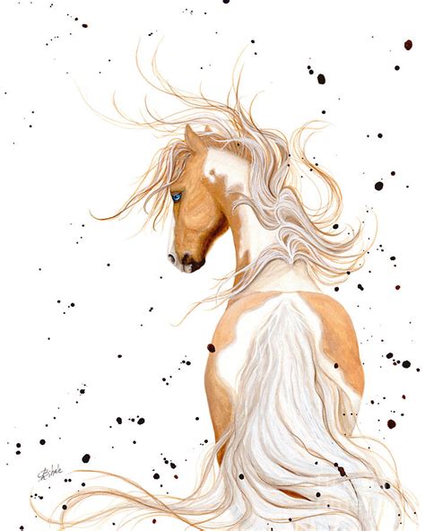 Majestic Palomino Pinto Painting By Amylyn Bihrle