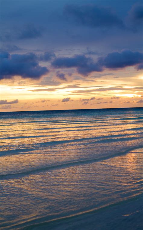 Wallpaper Sunlight Sunset Sea Water Shore Portrait Display
