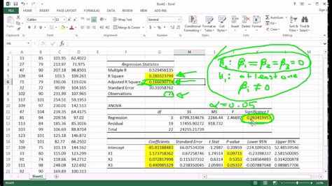 Here we discuss the introduction, how did the regression analysis work and the benefits of regression. Multiple Regression in Excel - YouTube