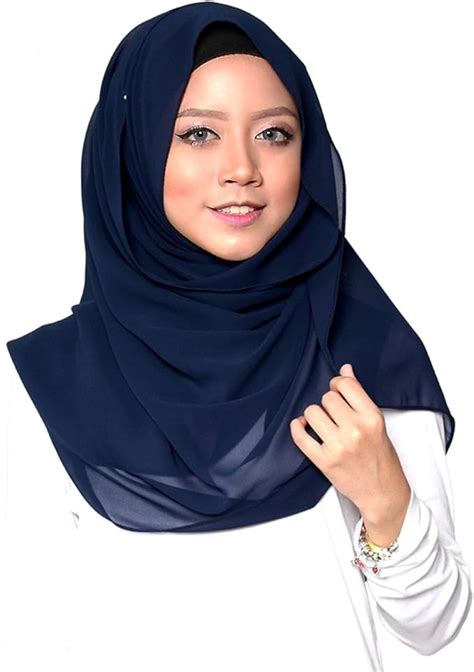 safiya hijab kopftuch für muslimische frauen i islamische kopfbedeckung 75 x 180 cm i damen