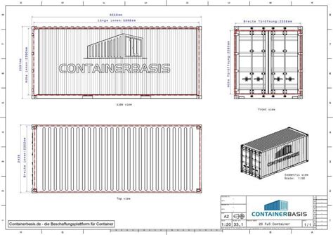 Container Zeichnung Download Datenblatt 2d3d Cad Pdf Dwg Stp