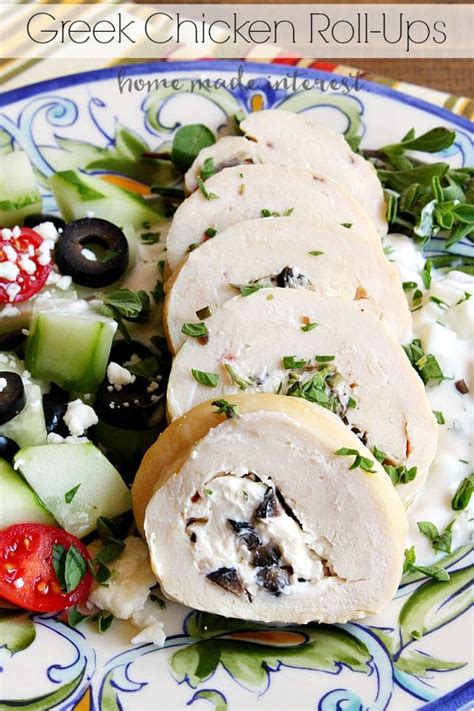 Discover a new world of deliciously vibrant ingredients hidden in plain sight. Greek Chicken Roll-ups - Home. Made. Interest.