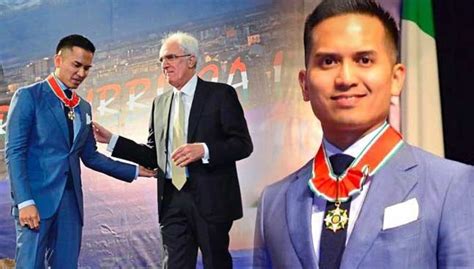 He has not shared about he's parent's name. Naza heir feted by Italy | Free Malaysia Today