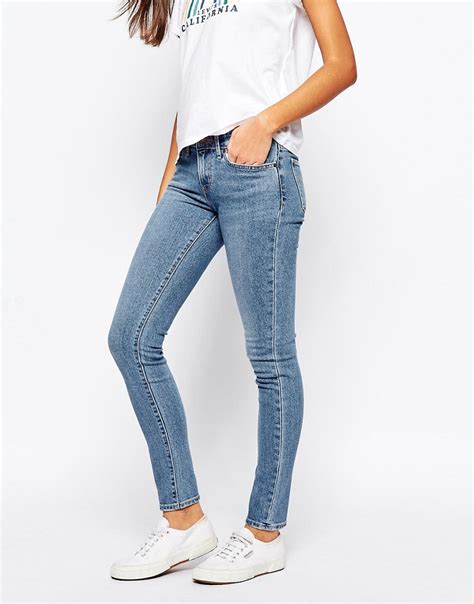 levi s 711 skinny jeans size chart